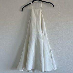 White Halter Dress Zara